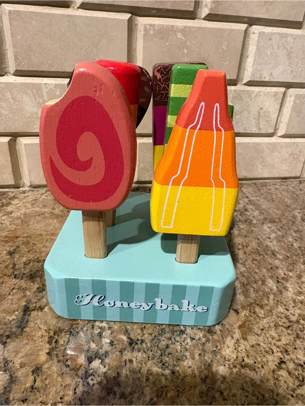 Le Toy Van Ice Lollies Play Food Set Wooden Pretend Play Toy